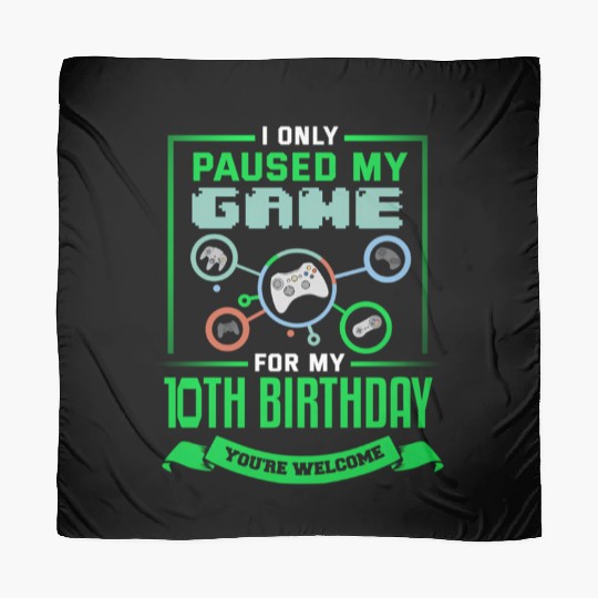 10 Gamer 10Th Bday Scarves