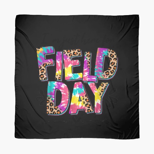 I'm Just Here for Field Leopard Skin and Tie-Dye Scarves