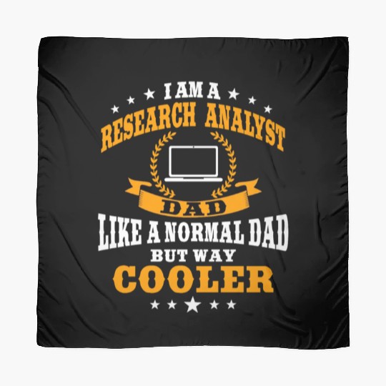 Research Analyst Dad Outfit Father's Day Scarves