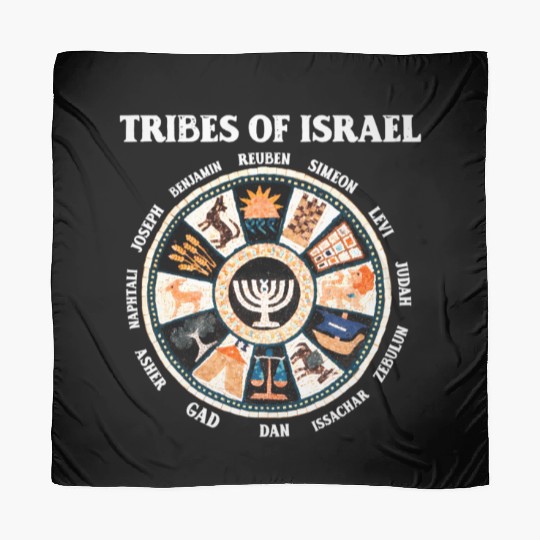 12 Twelve Tribes Of Israel Hebrew Israelite Judah Scarves