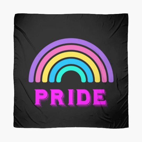 Prideful Rainbow Celebrating Pride Month Scarves