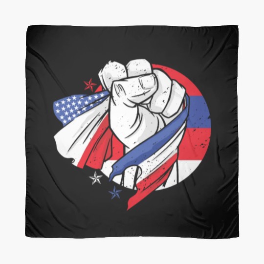 American Pride US Patriots American Fist Loverty Scarves