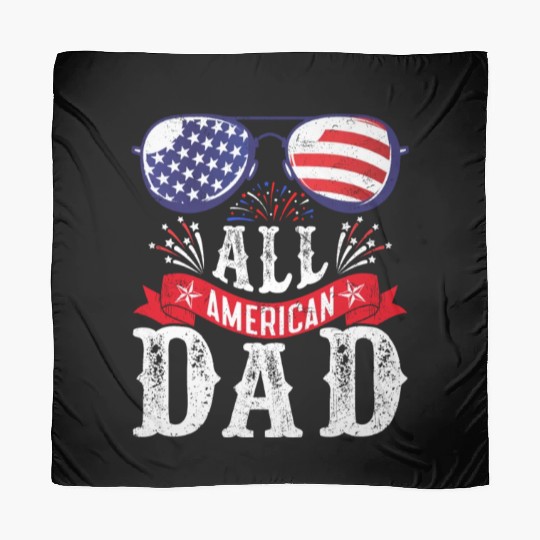 All American Dad America Pride US Patriot Scarves
