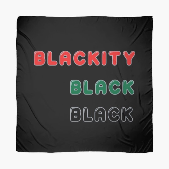 Blackity Black Black Scarves
