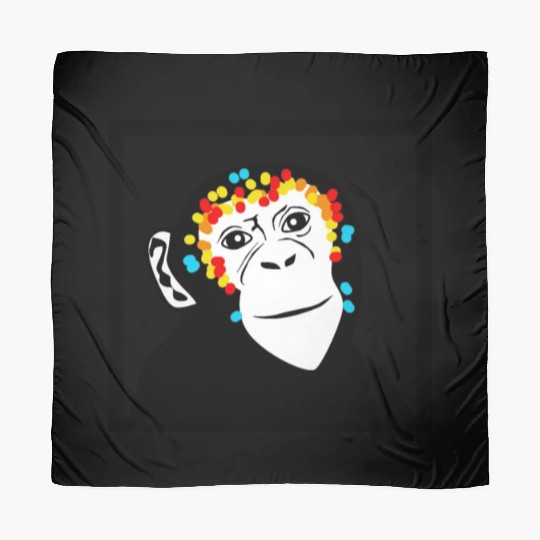 Monkey Face Monkey Monkey Scarves