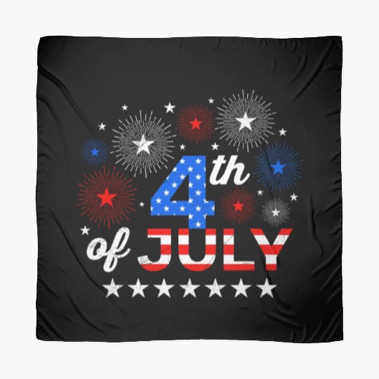 4th July Independence Day Independent America Scarves