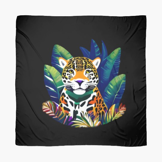 Jaguar in the Tropics Scarves