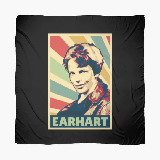 Amelia Earhart Vintage Colors Scarves