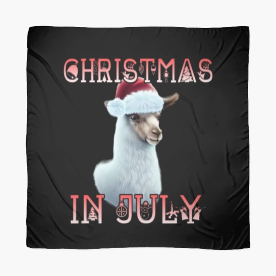 Festive alpaca - Christmas in July Scarves