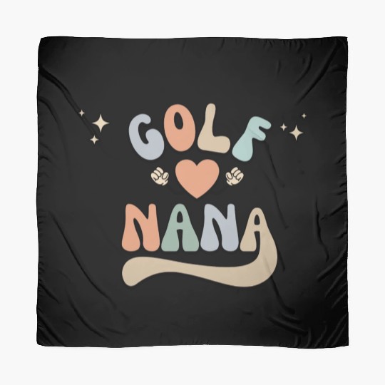 Retro Golf Nana Mothers Day Scarves