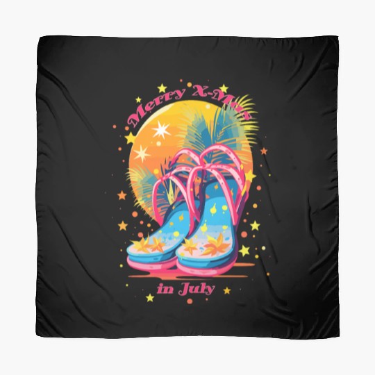 "Beach Bound Booties | "Christmas in July" Flip Scarves