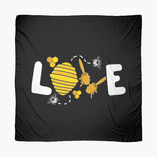 Save The Bees Bumblebee Love Bees Scarves