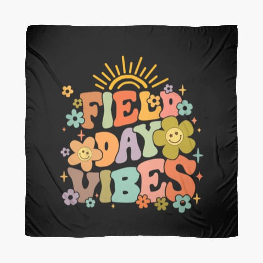 Field Day Vibes Summer Teacher Last Day Of School Scarves