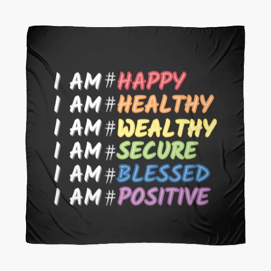 Daily Motivational Affirmation Mantra Self Love Scarves