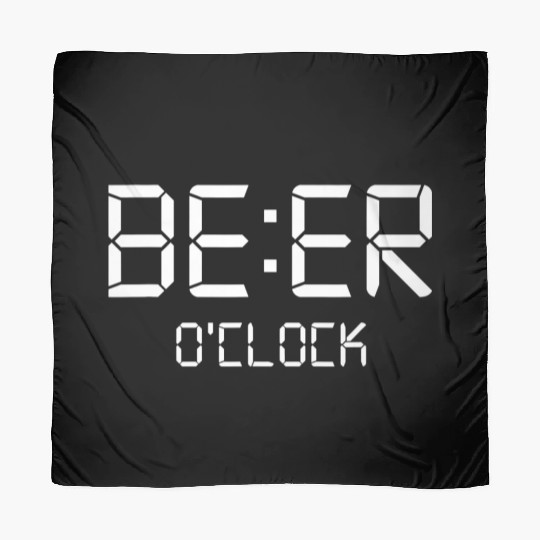 Beer Oclock Funny Saint Stpatricks Day Drinking Scarves