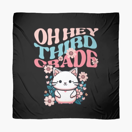 Back to school Oh-hey third grade 3rd-grade back Scarves