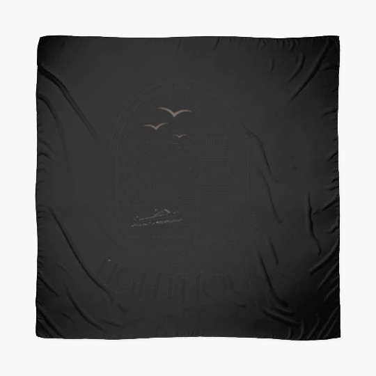 Bon Voyage Lighthouse Design Scarves