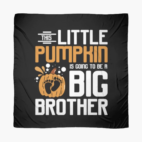 Pregnancy Thanksgiving pumpkin big brother Scarves