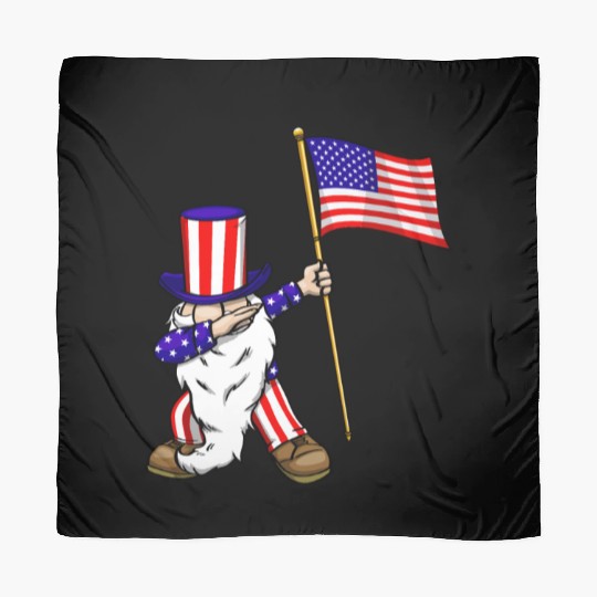 4th of July Gnome Dab Scarves
