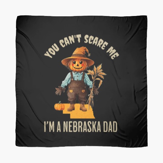 I’m a Nebraska Dad Halloween Fall Autumn Scarves