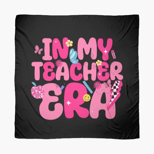 In My Teacher Era Best Teacher Appreciation Retro Scarves
