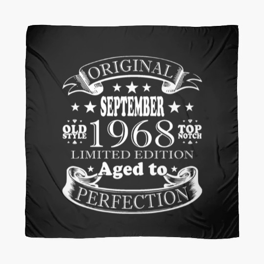 september 1968 Anniversary september 1968 septembe Scarves