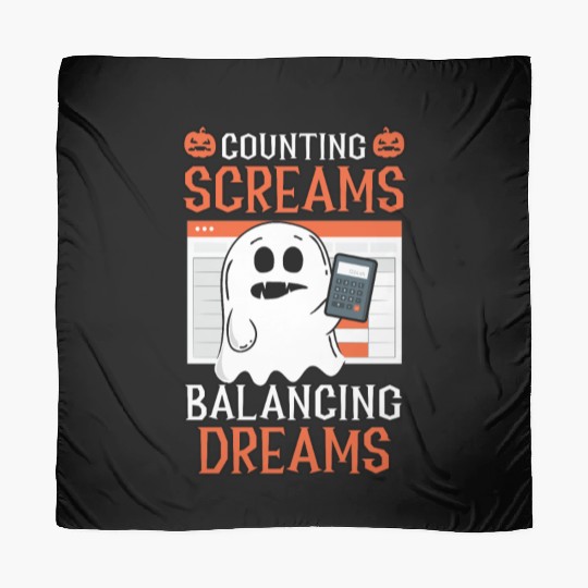 Counting Screams Balancing Dreams Halloween Scarves