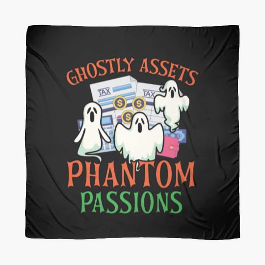 Ghostly Assets Phantom Passions Scary Halloween Scarves