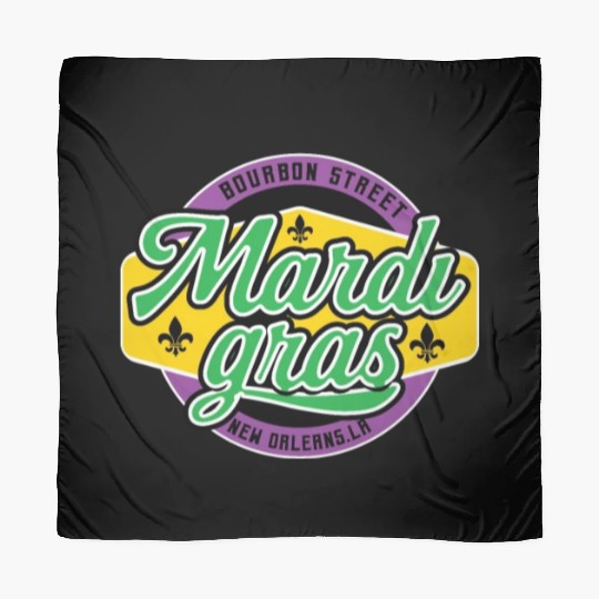 Mardi Gras Bourbon Street Scarves