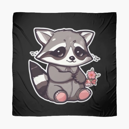 Raccoon cute Sweet Raccoon Scarves
