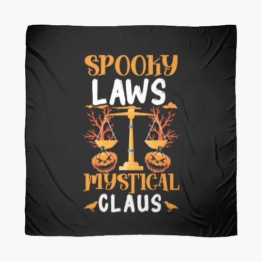 Spooky Laws Mystical Clause Scary Lawyer Halloween Scarves