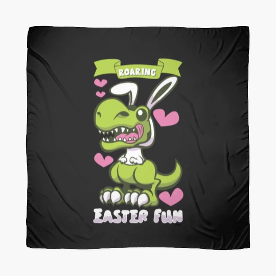 Easter T-rex Dinosaur Easter Funny T-rex Easter Scarves