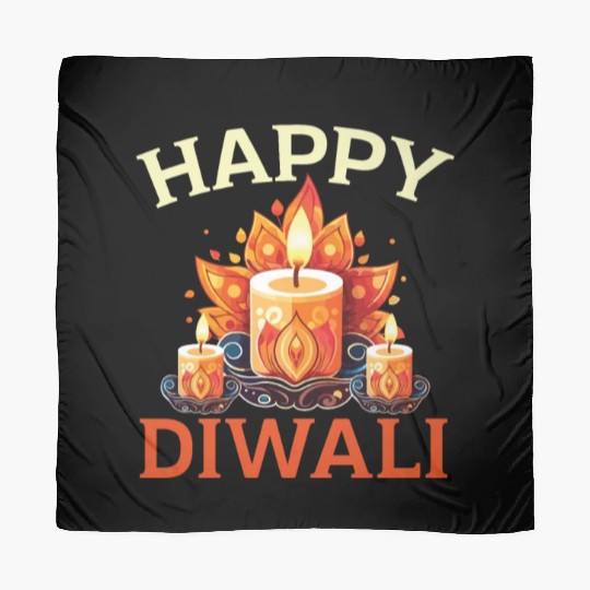Happy Diwali Diwali Festival Indian Hindu Hinduism Scarves