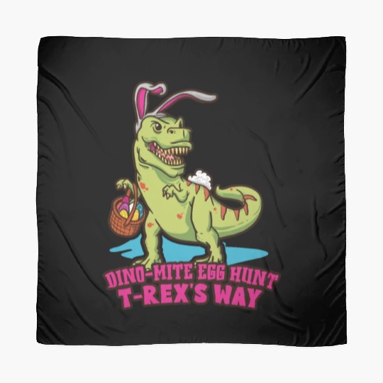 Easter T-rex Dinosaur Easter Funny T-rex Easter Scarves