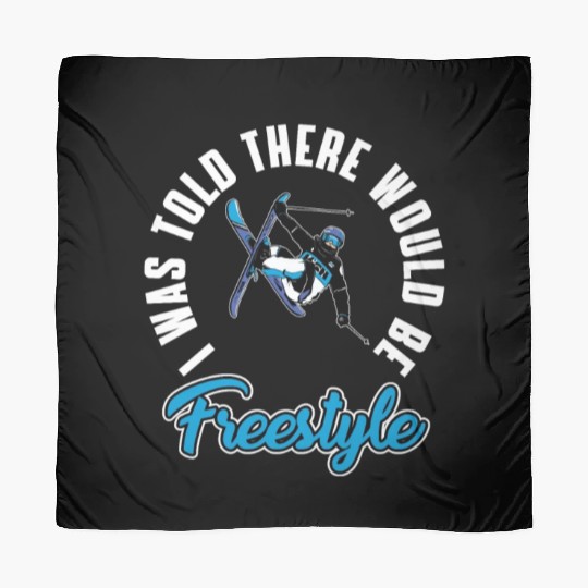 Funny Freestyle Skiing Outfit Freestyle Skier Scarves