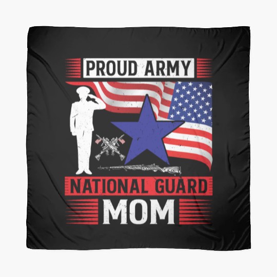 Proud Army National Guard Mom Scarves
