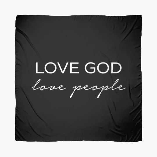 Love God Love People Scarves