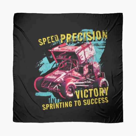 Sprint Car Mom Dirt Track Racing Racing Race Day Scarves