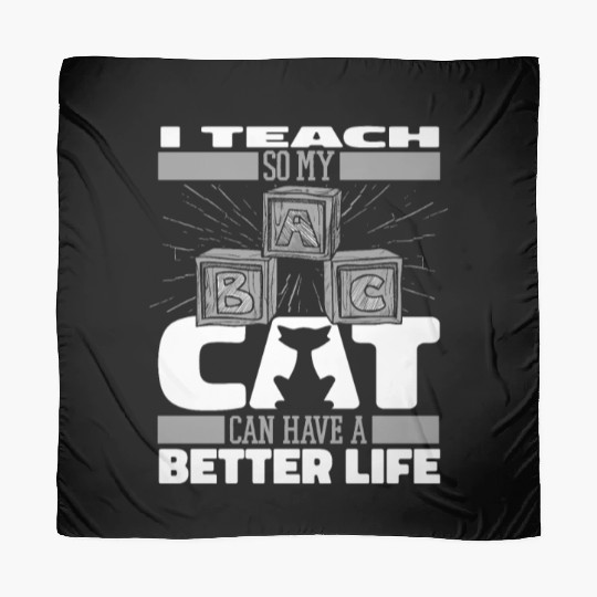 Daycare Teacher Cat Scarves