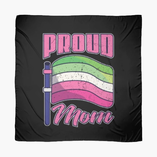 Proud Mom Abrosexual Mother's Day Gift LGBT Scarves