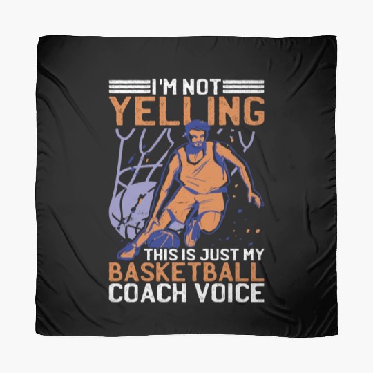 This Is Just My Basketball Coach Voice 2 Scarves