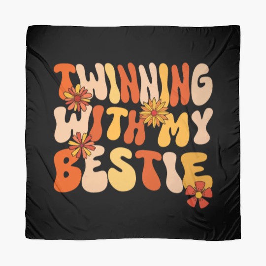 Twinning With My Bestie Spirit Week Twin Day Scarves