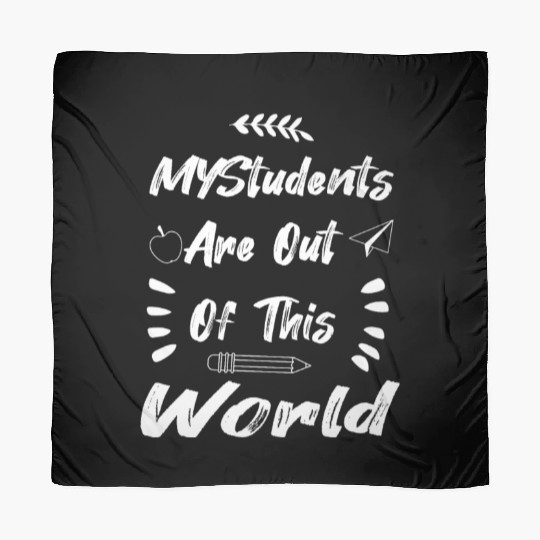 Teacher gift Students funny Cute World Design Scarves