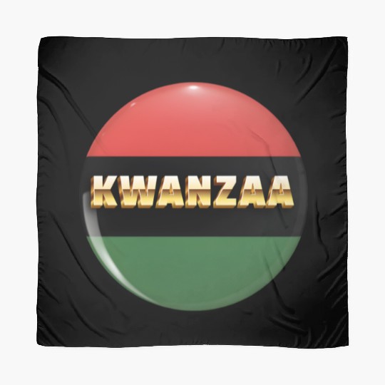 Embracing Kwanzaa: Red, Green, and Black Pride. Scarves