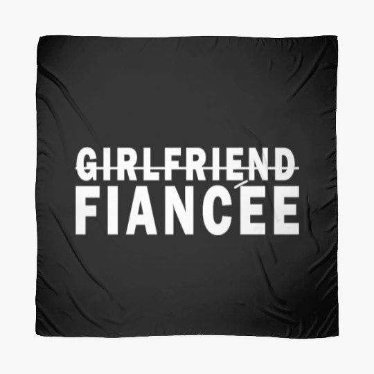 Girlfriend Fiancee Couple Engagement Engaged Scarves