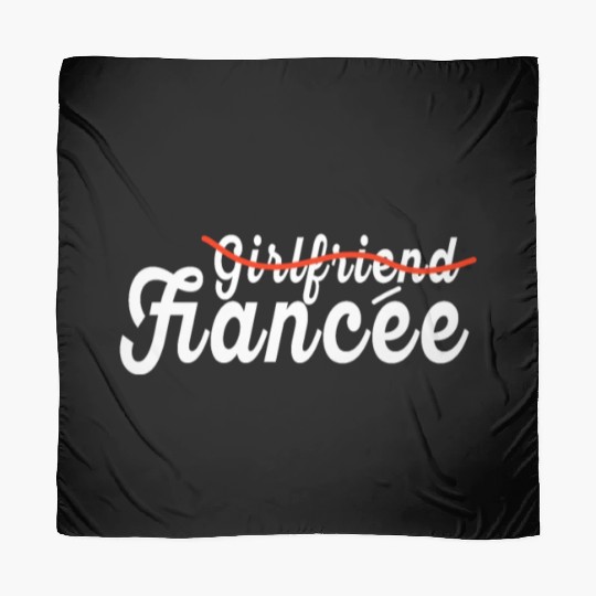 Girlfriend Fiancee Couple Engagement Engaged Scarves