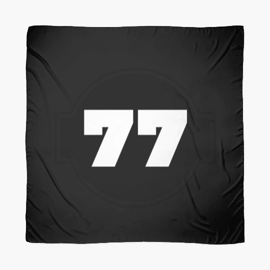 Congratulations 77 Years - Number Seventy-Seven Scarves