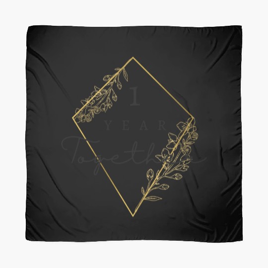 Anniversary 1 Year Together / Celebrate One Year Scarves