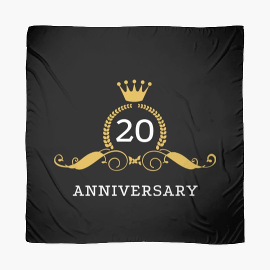 20th Wedding Anniversary / Twenty Years Together Scarves