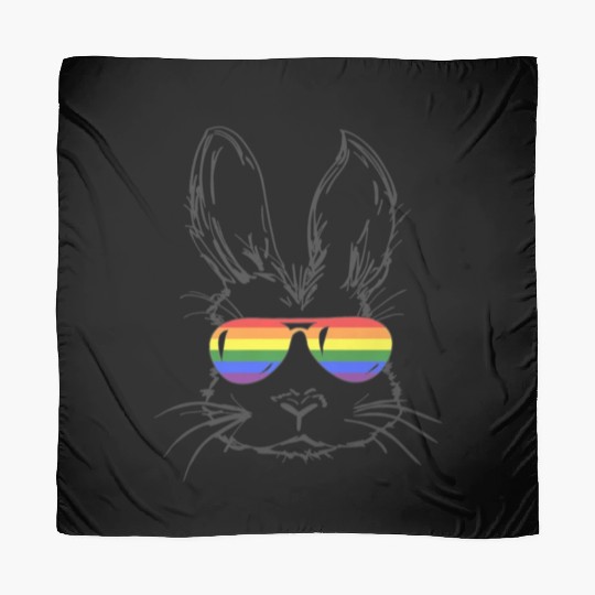 Bunny Face With Sunglasses Scarves